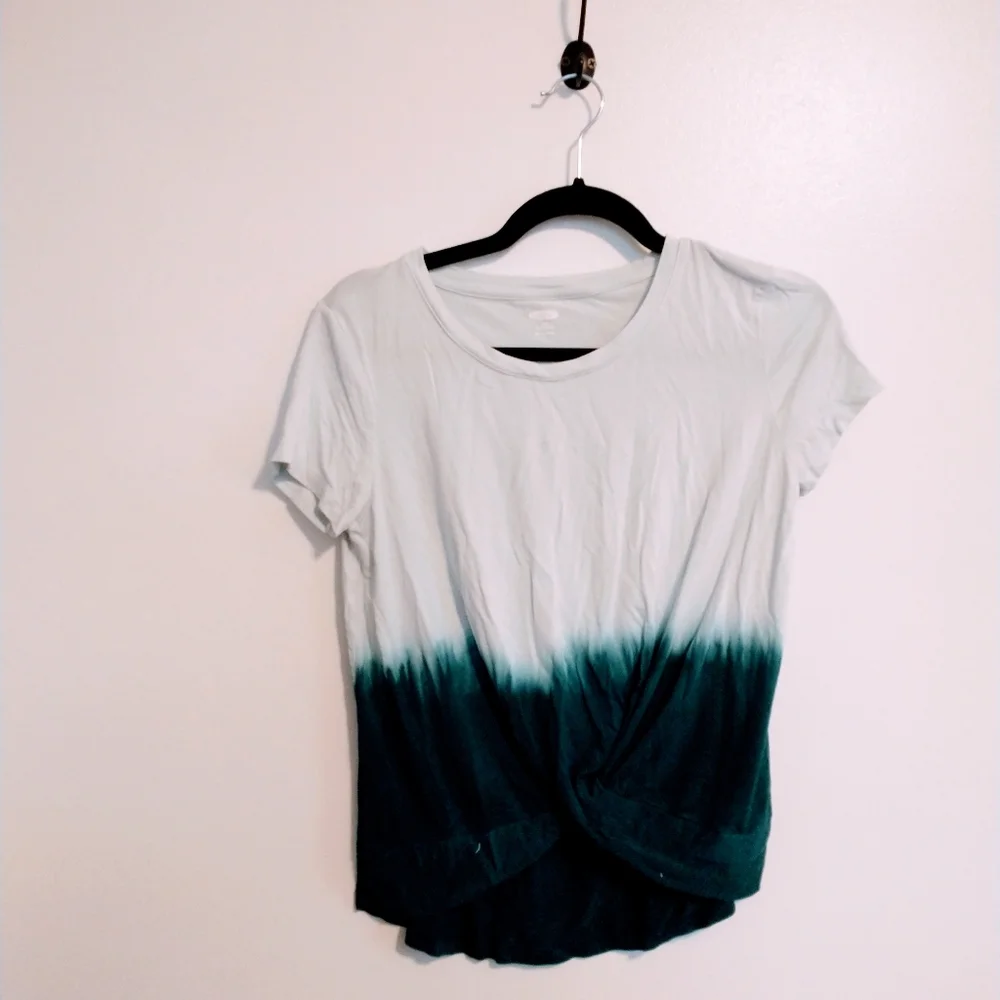 Ombre tie dye knot short sleeve t shirt old Navy size xl